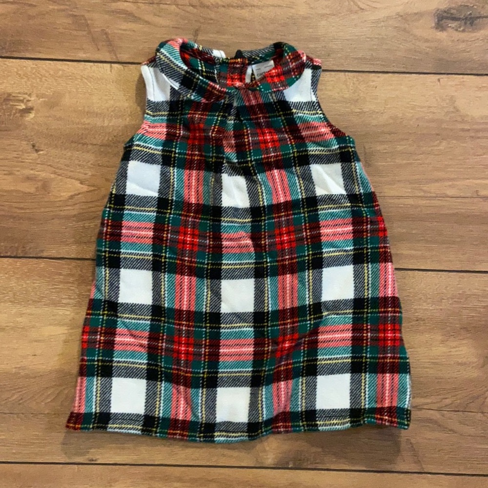 Carter’s Plaid Tartan Dress Size 9 Months